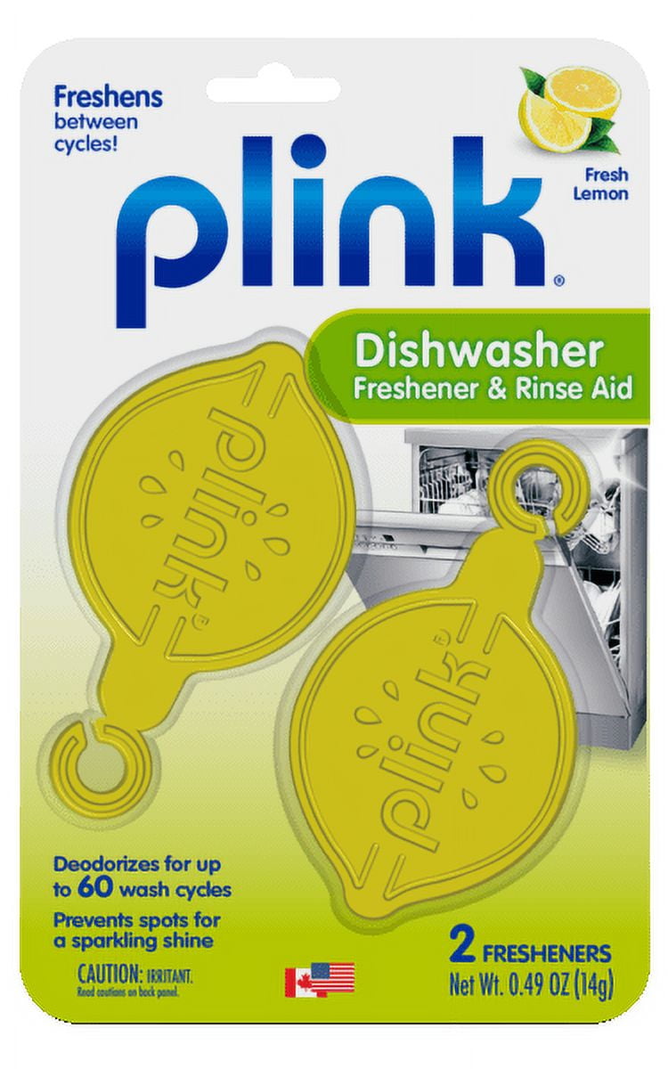 Plink Dishwasher Freshener & Rinse Aid, 12 Fresheners