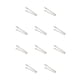 thumbnail image 1 of Naiovety Pinzas para alimentos de acero inoxidable para ensalada, cubitos de hielo, Clips de cocina, reutilizables, lavables, para asar, Picnic, Type1 NO1, 1 of 6