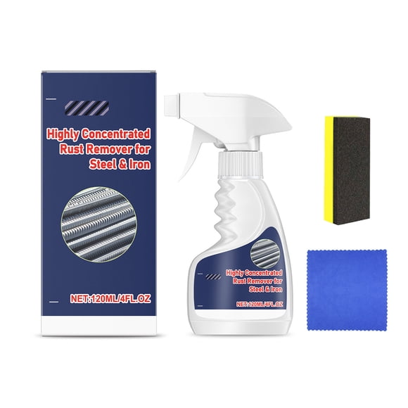 Kadlawus Rust Remover for Steel and Iron, Heavy Duty Rust Converter and Prevention, Professional Rust Dissolver and Metal Cleaner for Rebar, Tools, Automotive Parts