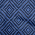 thumbnail image 1 of oneOone Polyester Spandex Medium Blue Fabric Geometric Sewing Craft Projects Fabric Prints By Yard 56 Inch Wide, 1 of 4