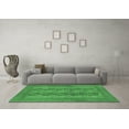 thumbnail image 3 of Ahgly Company Indoor Round Persian Emerald Green Traditional Area Rugs, 5' Round, 3 of 4