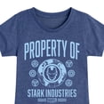 thumbnail image 3 of Marvel Iron Man - Property Of Stark Industries - Toddler And Youth Girls Fitted Short Sleeve Graphic T-Shirt, 3 of 5