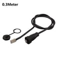 thumbnail image 3 of E16 Waterproof Connector Network Switch Coupler Snap-On Straight Molded Maleplug 1Meter, 3 of 9