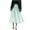 Mint Green, variant on Skirts for Women Trendy,Tulle Skirts for Women Midi Elastic High Waisted Pleated Mesh Flowy A-Line Long Tutu Skirts Party Date Night Outfits