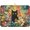 Colorful Floral, variant on Floral Dish Drying Mat for Kitchen Counter Rustic Flower Leaves Print Microfiber Dish Drainer Mat Farmhouse Floral Absorbent Washable Drying Pad 16"x18"