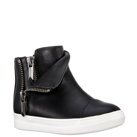 

KIDPIK Girls Zipper Slide On Sneaker Size: 7 Toddler - 6 Youth