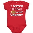 thumbnail image 3 of Inktastic I Watch Football with My Mommy Boys Baby Bodysuit, 3 of 5