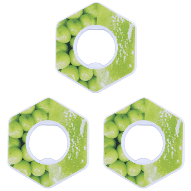 Anillos Fragancia Frutas Vainas Sabor Aire Creativos para Potable (uva) Verde