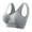 36# Gray, variant on Cyglowse Sports Bras for Women Breathable Anti-Sagging Plus Size Wireless Bras with Cooling Lift-Up Mesh High Support Light Gray XL