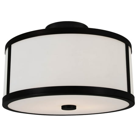 Dvi Lighting Dvp1113 Uptown 2 Light Semi Flush Ceiling Fixture