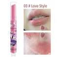 thumbnail image 3 of Transparent Lip Glaze Flower Honey Jelly Lipstick Pen Waterproof Non-stick Cup Heart-shaped Lip Gloss Korea Women Lips Makeup, 3 of 5