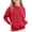 Red, variant on Girls Fleece Sweatshirt Kids Soft Crewneck Pullover Sweatshirts Long Sleeve Cute Relaxed Fit Shirts with Pocket