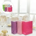 thumbnail image 3 of Hytrove Paper present Bags with Handles Purple 12Pcs 8.7X6.3X3.1In, 3 of 8