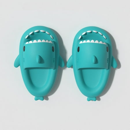 

Shark Children s Sandals Slippers Summer Thick Bottom 2nd Generation Shark EVA Slippers Child Non-Slip Soft Bottom Baby Sandals