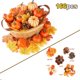 thumbnail image 4 of calabaza falsa Tamaños Calabazas Artificiales de Calabazas de Y Calabazas de Espuma Sintética Hojas de Arce de Pino Bellota para Ot - 166 piezas Magideal Calabaza falsa, 4 of 6