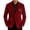 Red, variant on Men's Printed Corduroy Pocket Blazer, Casual Suit Cardigan Jacket, Black, L