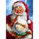 thumbnail image 1 of Cuadros Decorativos (DB2220) Santa Claus 5D DIY cuadrado diamante pintura mosaico punto de cruz (B1807) 40x50cm Wdftyju embutido en tela, 1 of 2