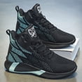 thumbnail image 2 of Men's High-Top Sneakers - Breathable & Stylish Casual Shoes for All Seasons, 2 of 9