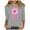 Gray, variant on Alkepwun Womens Breast Cancer Awareness T Shirts Sunflower Pink Ribbon Graphic Tees Cancer Survivor 3/4 Sleeve Tee Tops
