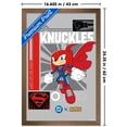 thumbnail image 3 of DC X Sonic The Hedgehog - Knuckles Last Of His Kind Wall Poster, 14.725" x 22.375" Framed, 3 of 5