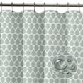 thumbnail image 5 of S4Sassy White Floral Block Waterproof Bathroom Shower Curtain With Roller Rings Hook-60 x 75 Inch, 5 of 6