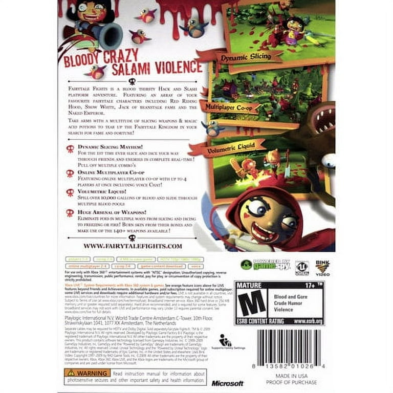 Fairytale Fights Xbox 360 Pre Owned Walmart