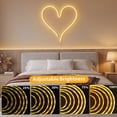 Tringa Color Rope Light Neon Rope Light with Battery Operated, RGB Warm White 10FT, Warm White ...