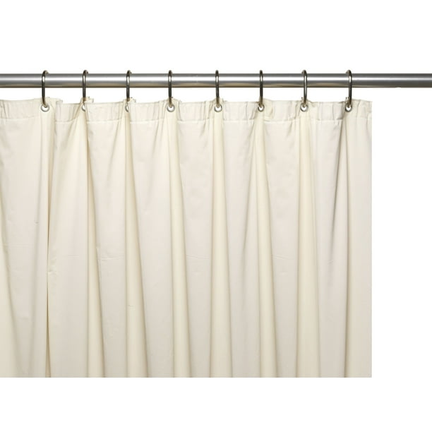 BetterBath Extra Heavy and Narrow MildewResistant Vinyl Shower Curtain