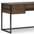 thumbnail image 5 of Simpli Home Richmond 60 inch Wide Solid Acacia Wood Modern Industrial Desk in Rustic Natural Aged Brown, 5 of 10