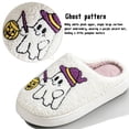 thumbnail image 4 of BERANMEY Halloween Slippers for Women Perfect Soft Plush Comfy Warm Slip-On Cute Womens Slippers Indoor Fluffy House Slippers for Women and Men Non-slip Fuzzy Flat Slides, 4 of 9