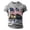Grey, variant on America 250 Shirt Anniversary T Shirts for Man Mens White Tee Shirts Crewneck Short Sleeves Streetwear National Flag Print Basic Tees Workout Tops