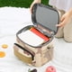 thumbnail image 4 of Bolsa térmica portátil Bolsa de picnic para acampada al aire libre Bolsa de hielo con camuflaje de papel de aluminio Bolsa portátil para el almuerzo, 4 of 4