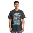 thumbnail image 2 of Men's Nintendo Father's Day Mario Dad Qualities Graphic Tee Black 2X Large, 2 of 9