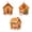 Yellow, variant on 3D Art Painting Gingerbread House Kit,Christmas House Cabin DIY Ornaments,Christmas Craft Kits for Adults,Yellow