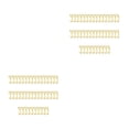 thumbnail image 1 of Colgador de cuadros Toystoory 100 piezas accesorios para el hogar gancho colgante cierre de Metal Oro 2piezas, 1 of 6
