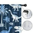 thumbnail image 4 of Blackout Kids Curtains,Cute Dinosaur Pattern Childrens Insulated Curtains Set Of 2,Bedroom Essentials,Toddler Room Decor 52x84in(132x213cm), 4 of 4