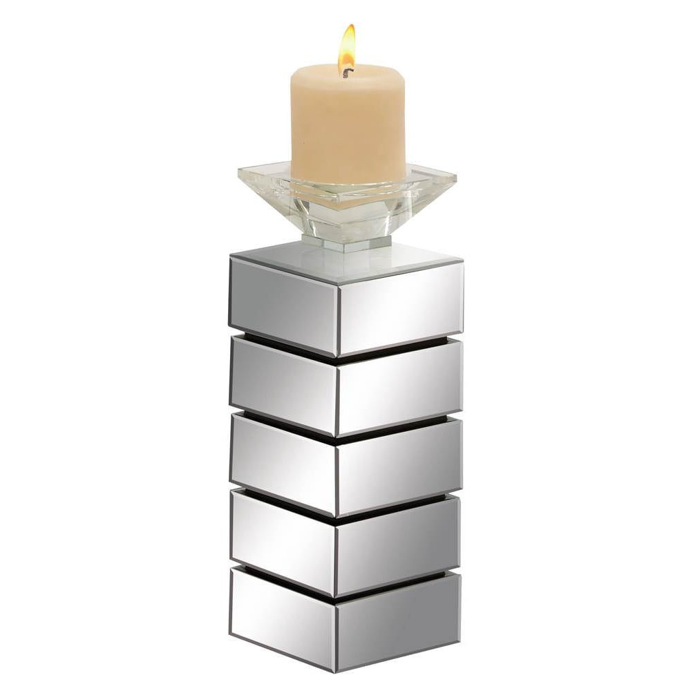 Modern Mirrored Candle Holder