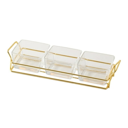 

1 Set of Household Fruit Tray Multi-function Dessert Tray Convenient Fruit Plate Party Accessory