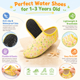 thumbnail image 4 of Baby Boys and Girls Swim Water Shoes Barefoot Socks Yellow, 4 of 6