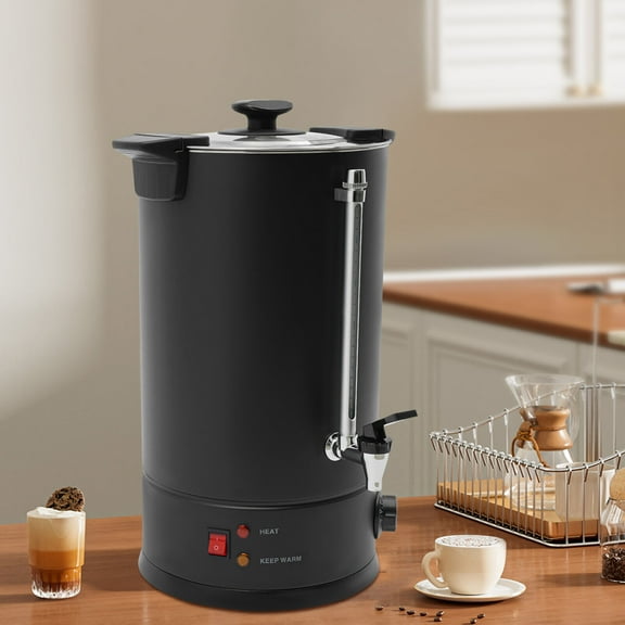 14L Commercial Coffee Pot, Hot Water Dispenser, Hot Beverage Dispenser 10.43*20.28in