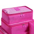 thumbnail image 1 of 6 unids/set bolsa de almacenamiento de equipaje bolsa de embalaje de viaje para ropa interior de zapatos (rosa roja) Sywqhk Libre de BPA, 1 of 3
