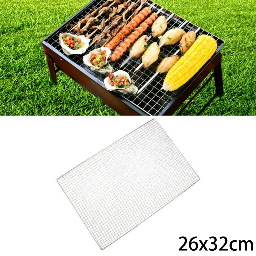 Stainless Steel BBQ Grill Grate Grid Wire Mesh Rack Cooking Replacement Net
