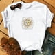 thumbnail image 5 of Puntoco Moda Mujer Casual Luna Sol Letra Estampado Sin Mangas O-Cuello Camiseta Blusa Puntoco Puntoco-8046, 5 of 9