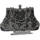 thumbnail image 1 of Bolso de mano con bordado de diamantes de imitación con cuentas florales Vintage, bolso de fiesta de boda con lentejuelas, Cruz nupcial para mujer, 1 of 2