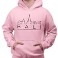 thumbnail image 2 of Skyline Bali Hoodie Sweatshirt Unisex 2X-Large Pink, 2 of 5