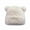 White, variant on D GROEE Elastic Hat Women Winter Hat Cartoon Bear Shape Thick Plush Ear Knitted Lady Outdoor One piece Hood Hat