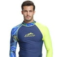 New Men Rash Guard Surfing Diving Suits Swimwear Long Sleeve Suit Swim