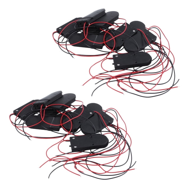 20 Pzs Interruptor ON / OFF 2 x 3V CR2032 Soporte de Bateria Pilas de Boton para LED