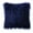 Navy Blue, variant on Phantoscope Merino Style Faux Fur Series Decorative Throw Pillow Cover, 18" x 18", True White, 2 Pack