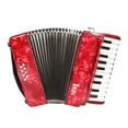 thumbnail image 1 of Acordeón Irfora 22-Key 8 Bass Acordeón con correas Guantes paño de limpieza para la Educación del instrumento de música para Estudiantes Principiantes Childern Irfora Acordeón, 1 of 7